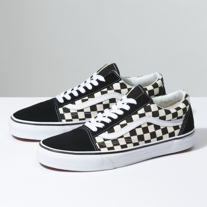 VANS - Zapatillas Unisex UA Old Skool Checker Negra VANS