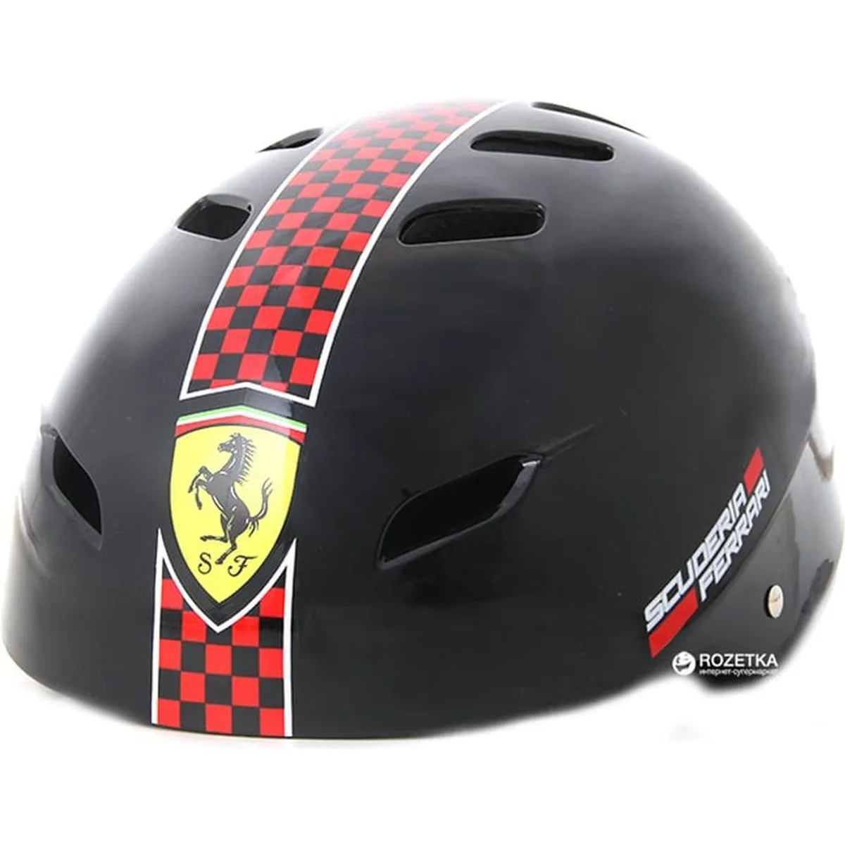 FERRARI - FERRARI CASCO WITH ADJUSTOR - BLACK MEDIUM