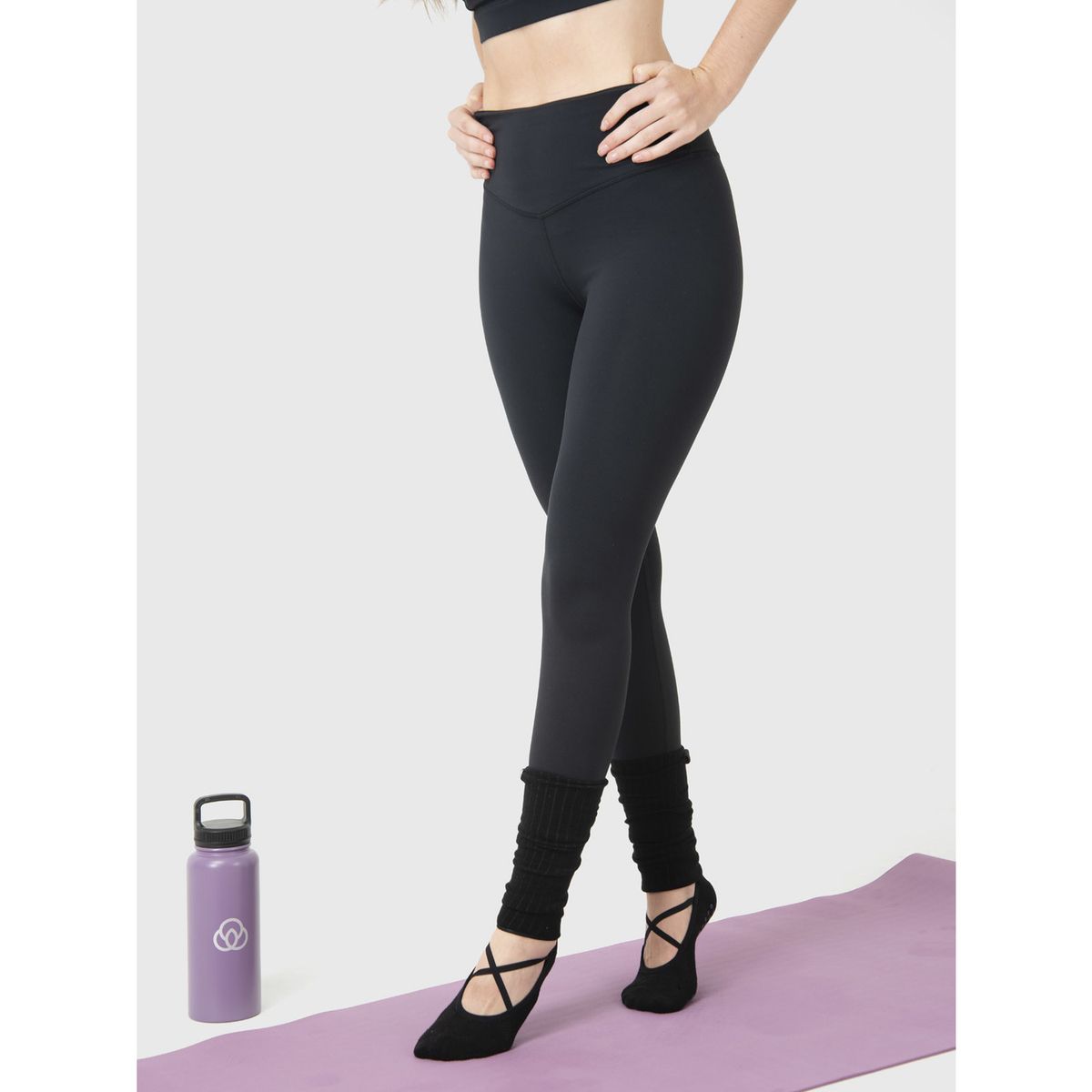 BSOUL - Calza 7/8 Mujer Ankle Leg Emma Negra BSOUL