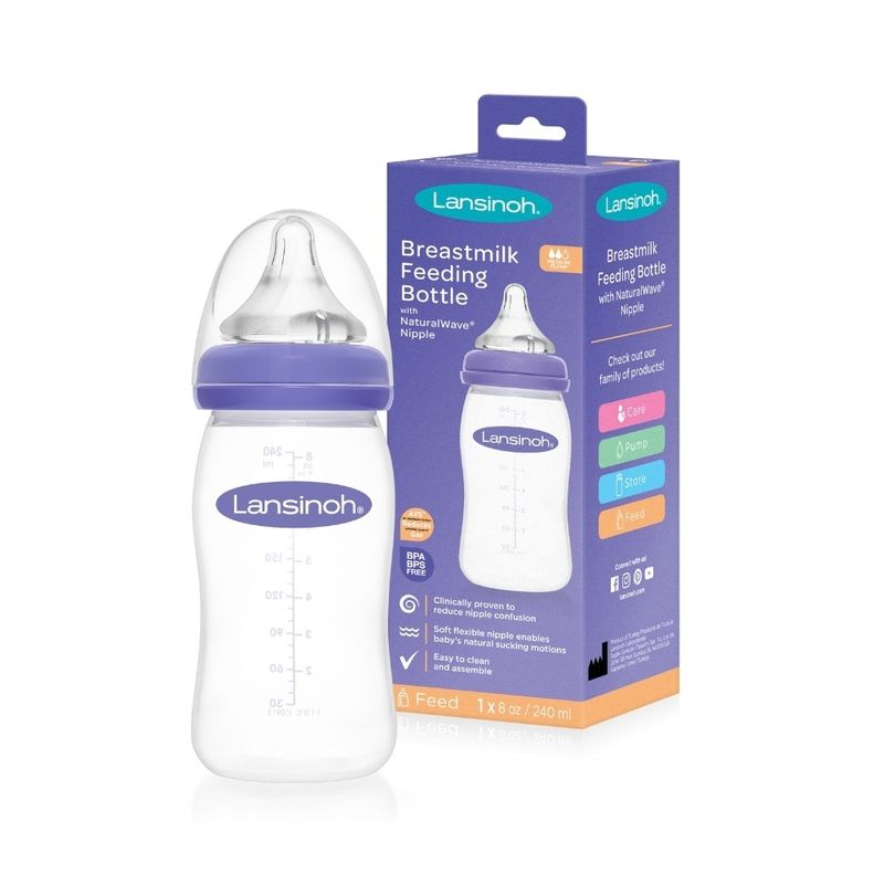 LANSINOH - Mamadera Natural Wave 240ml