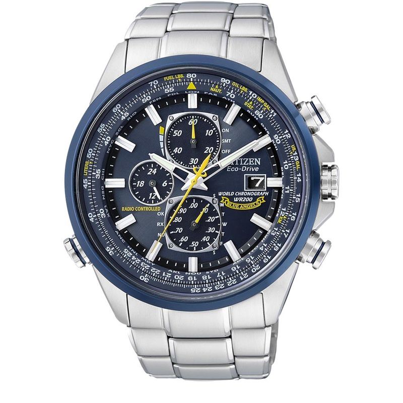 CITIZEN - Reloj Citizen Hombre At8020-54L Blue Angels Radio Controlado Análogo