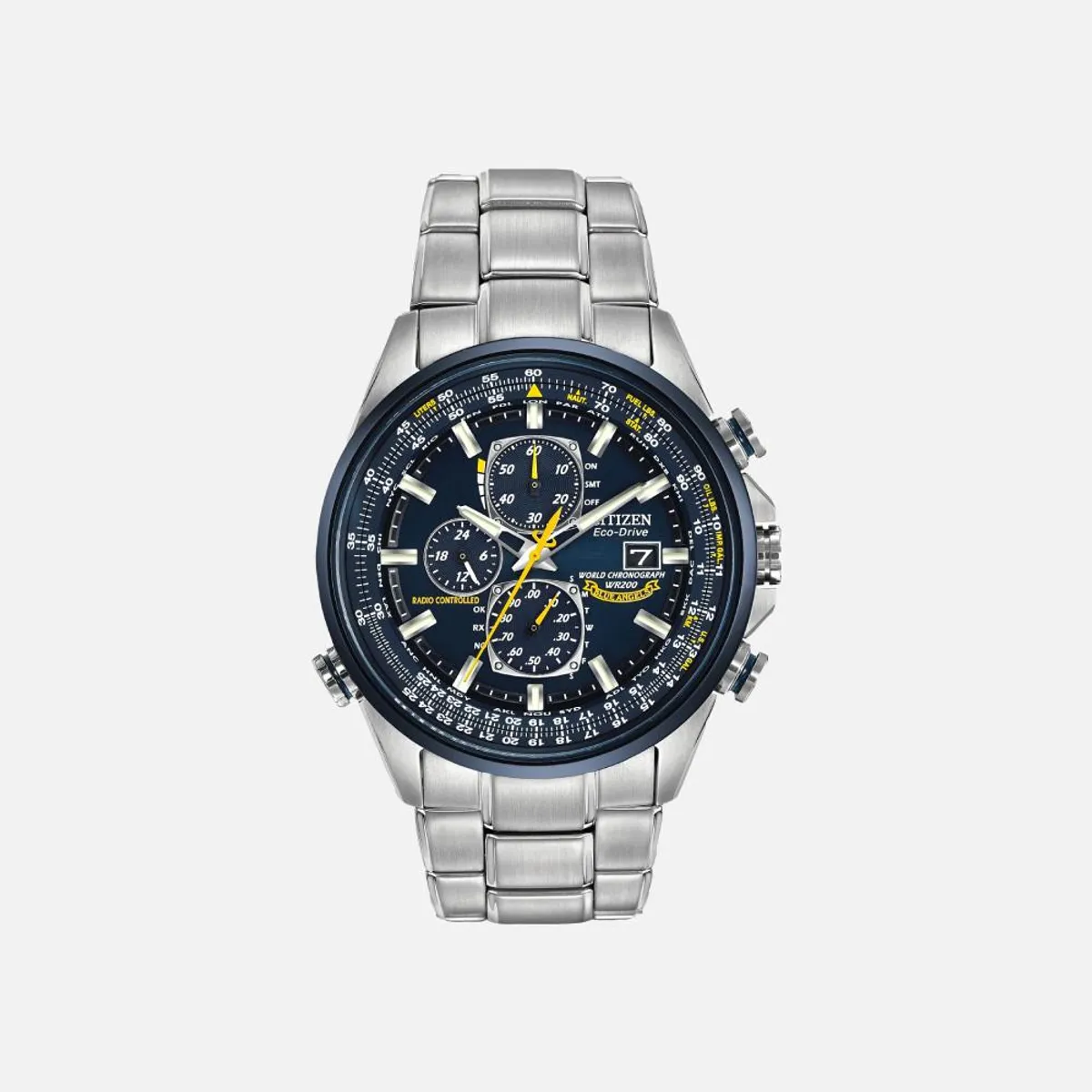 CITIZEN - Reloj Citizen Hombre At8020-54L Blue Angels Radio Controlado Análogo