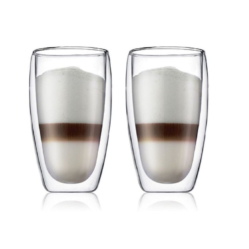 GLASSO - Set 2 Vasos Latte Doble Pared 473ml Glasso - Turquesa