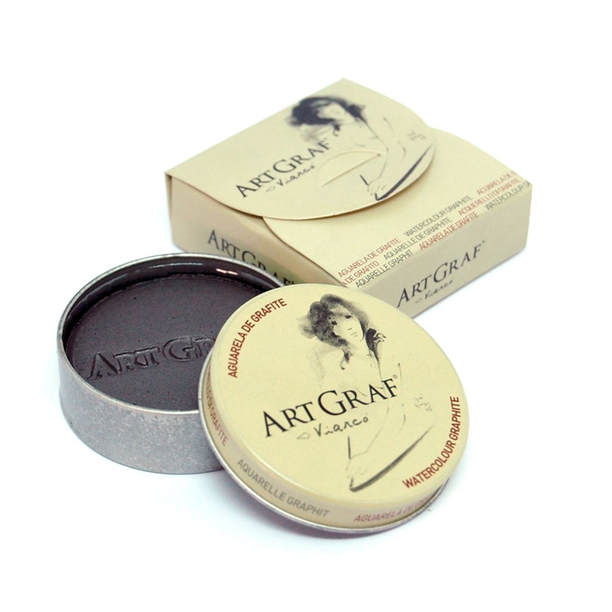 GENERICO - Pastilla Grafito Acuarelable ArtGraf Viarco 20gr