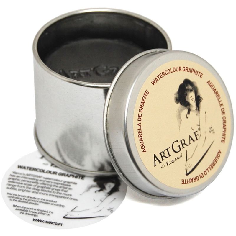 GENERICO - Pastilla Grafito Acuarelable ArtGraf Viarco 60gr
