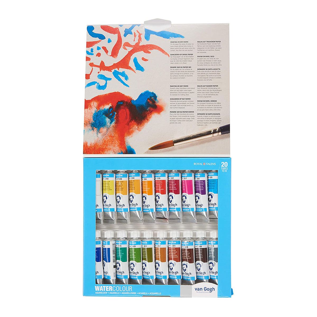 VAN GOGH - Acuarela en Tubos Van Gogh Set 20 Colores