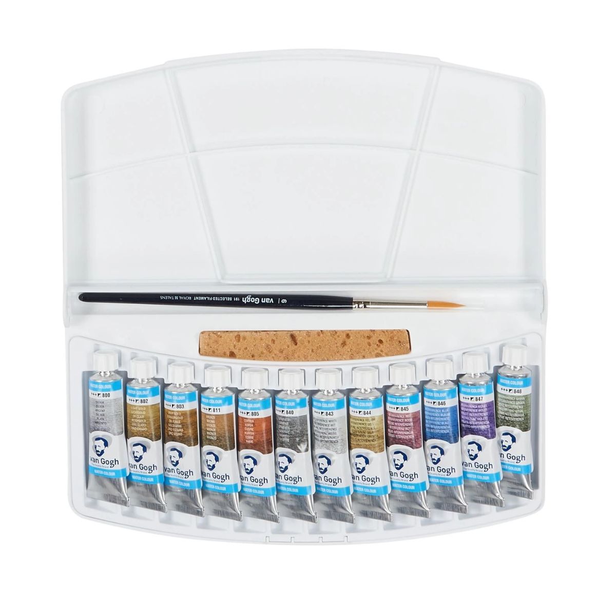 VAN GOGH - Acuarela en Tubos Van Gogh Set 12 Colores Metálicos