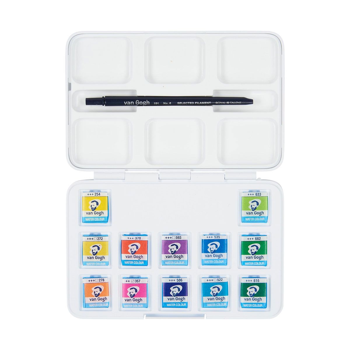 VAN GOGH - Acuarela en Pastillas Van Gogh Set 12 Vibrantes
