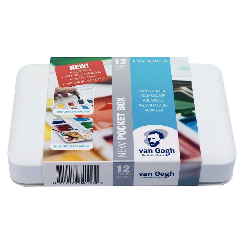 VAN GOGH - Acuarela en Pastillas Van Gogh Set 12 Colores