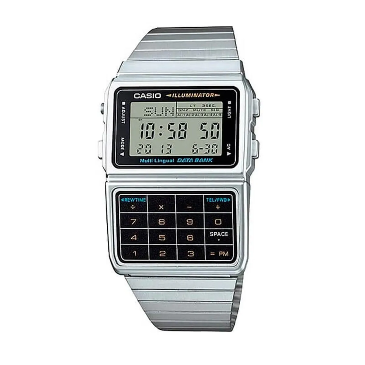 CASIO - Reloj Casio Calculadora Hombre DBC-611-1