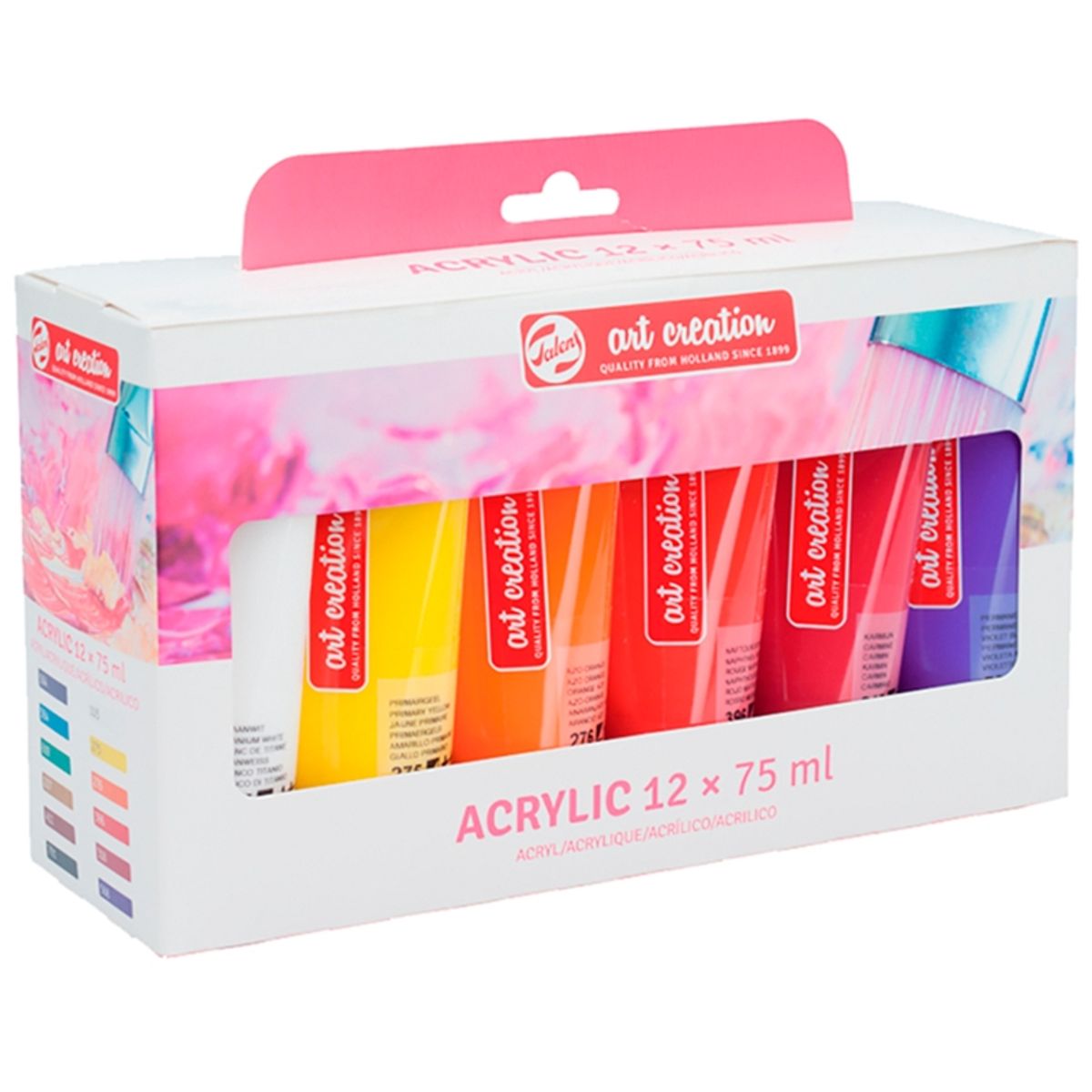 ART CREATION - Acrílicos Art Creation Pack 12 Colores 75ml