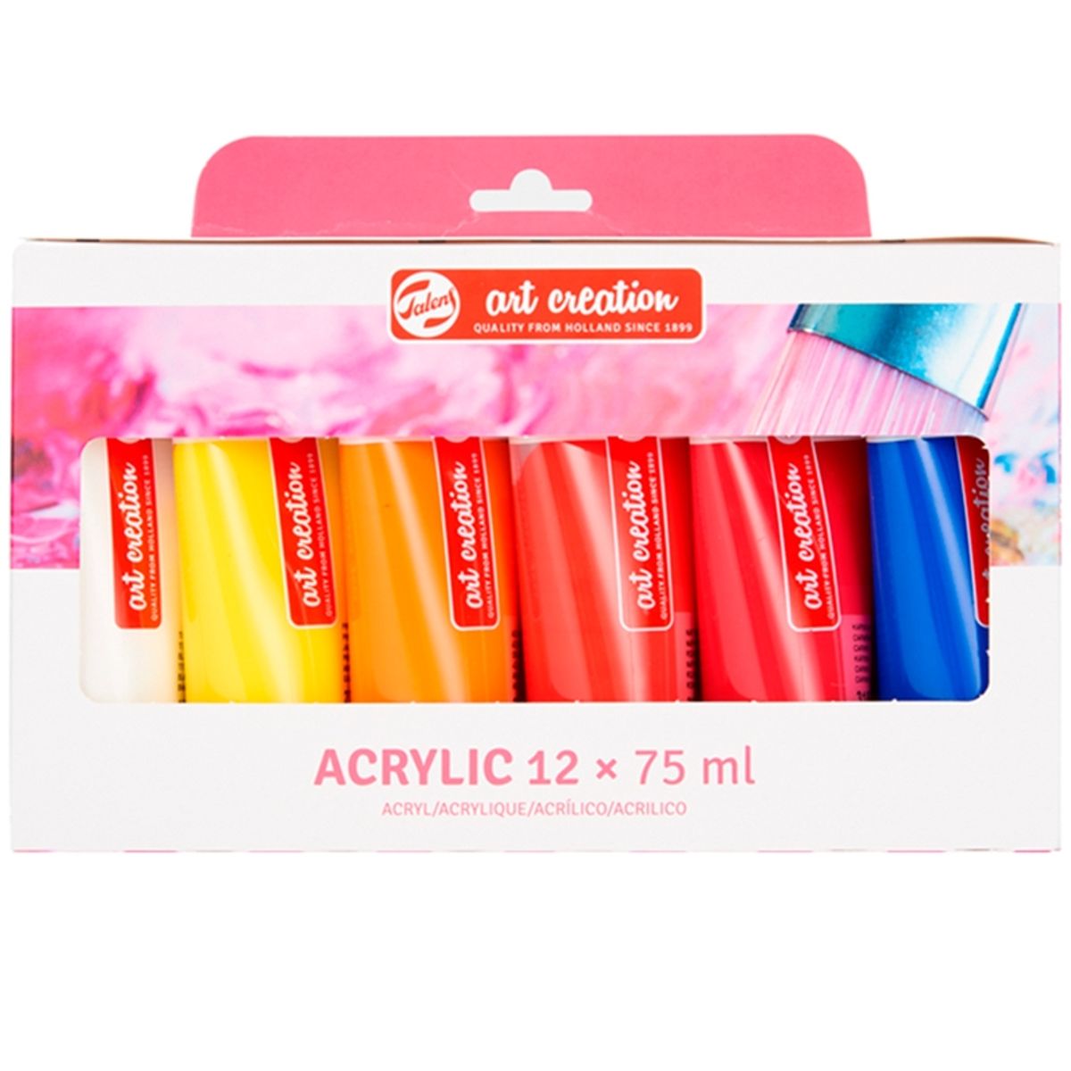ART CREATION - Acrílicos Art Creation Pack 12 Colores 75ml