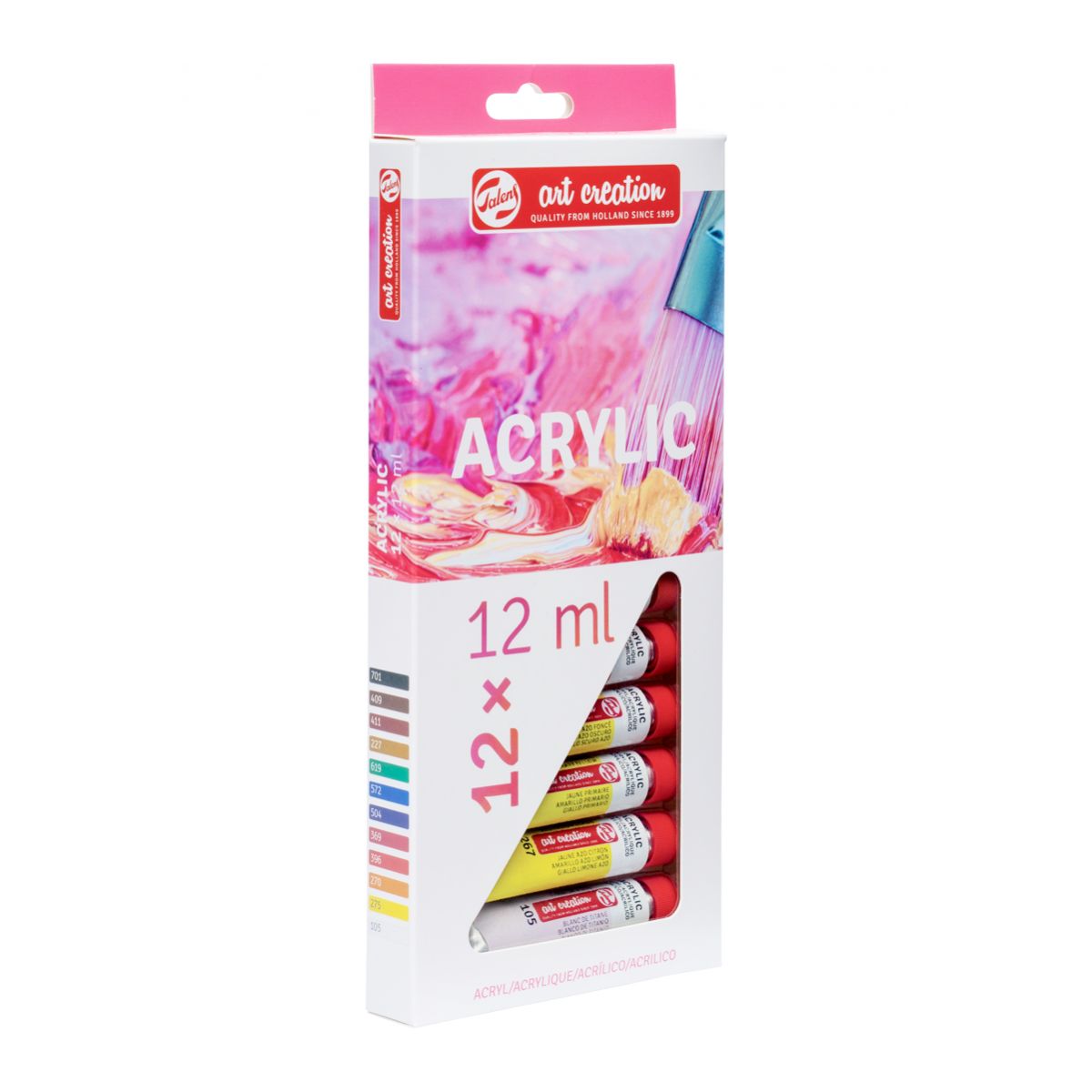 ART CREATION - Acrílicos Art Creation Pack 12 Colores 12ml