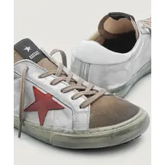 ALMABAR - Zapatilla urbana mujer Rossati blanco rojo