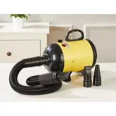 GENERICO - SECADOR DE PELO PARA PERROS TURBINA AMARILLO