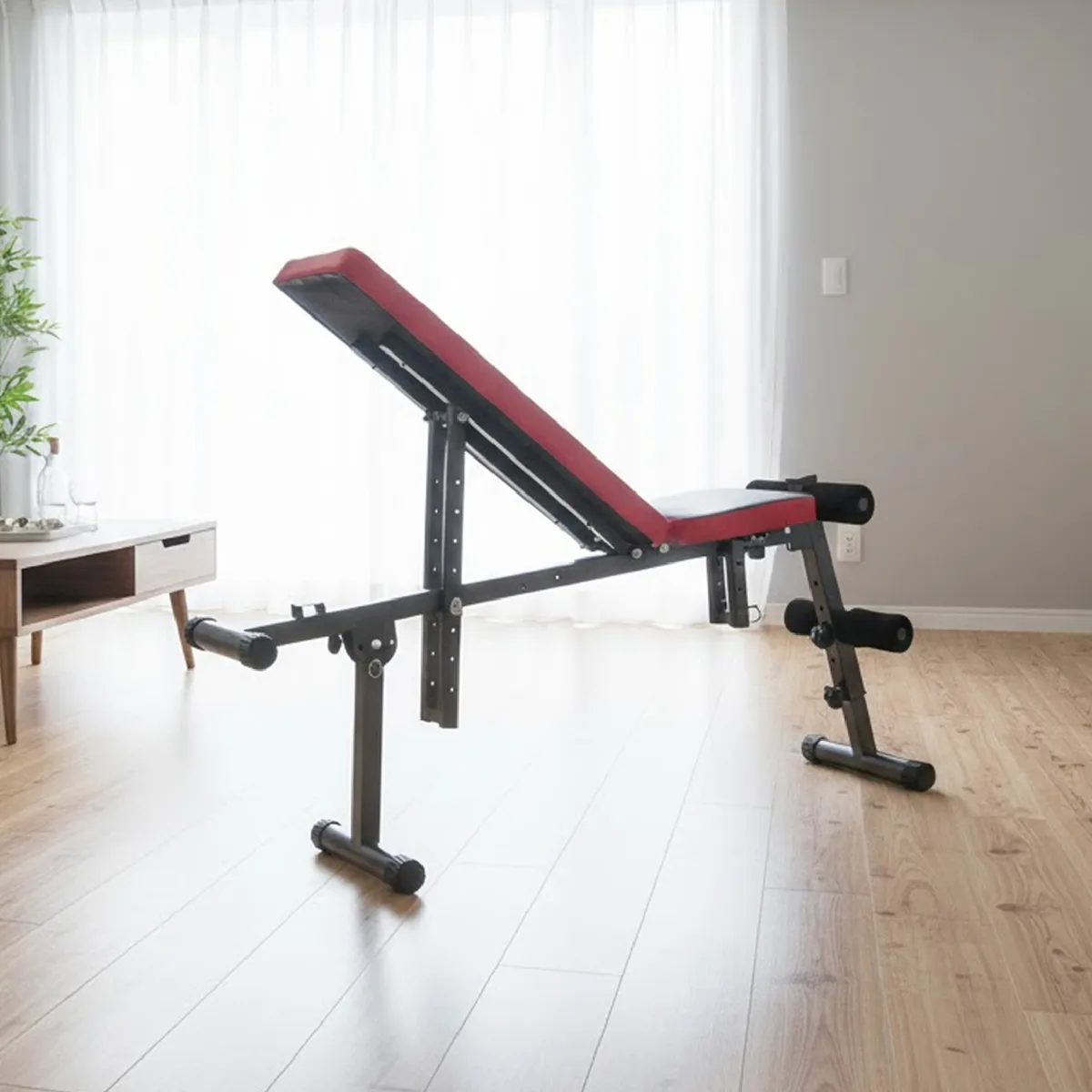 21K SPORTS - Banca Abdominal Multifuncional Reclinable 4 Posiciones