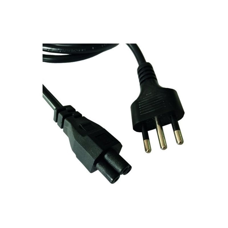 GENERICO - Cable Fuente Poder Trebol 1.8mts Cobre Calidad C5 - L GENERICO