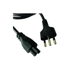 GENERICO - Cable Fuente Poder Trebol 1.8mts Cobre Calidad C5 - L