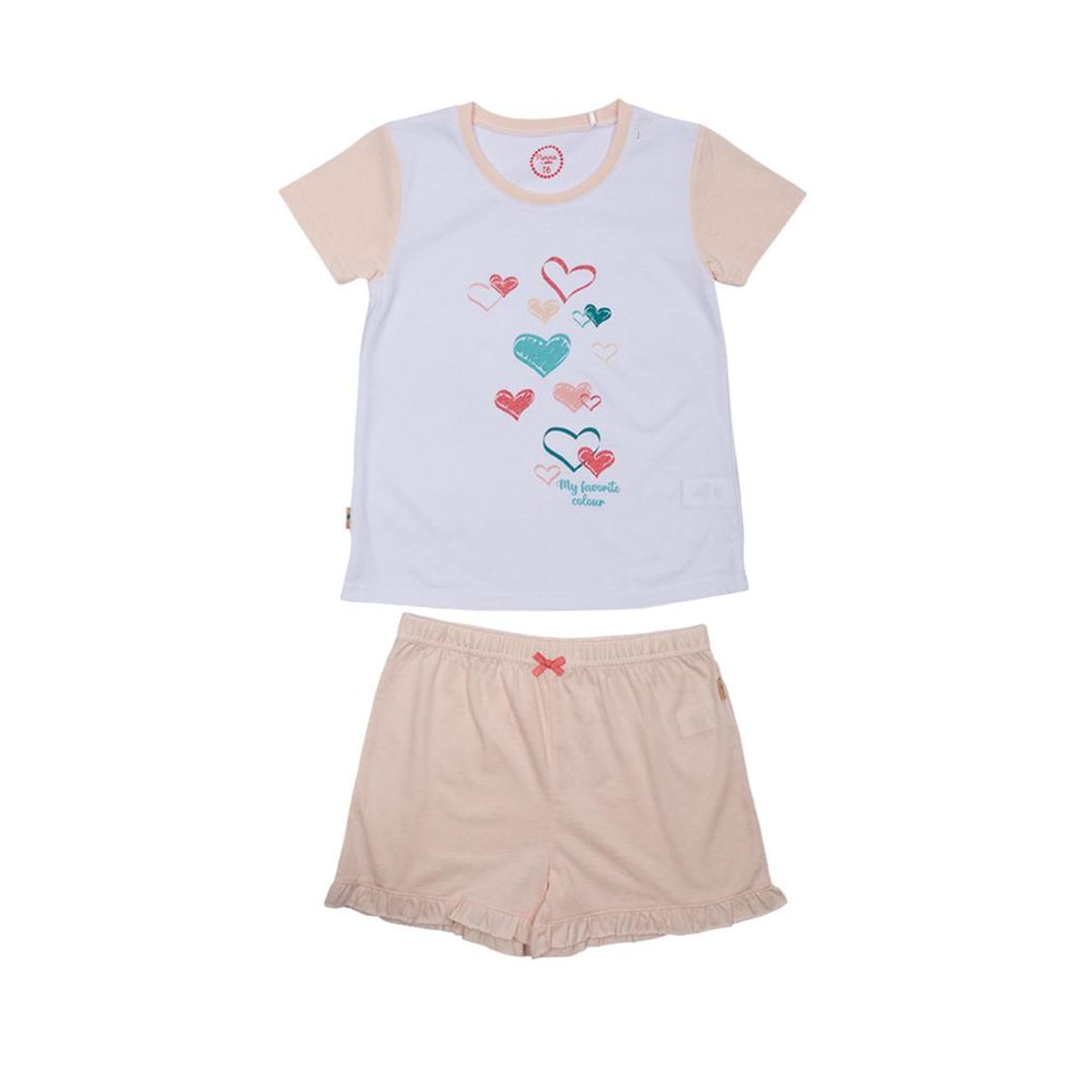 PILLIN - Pijama Niña Durazno Pillín - Durazno