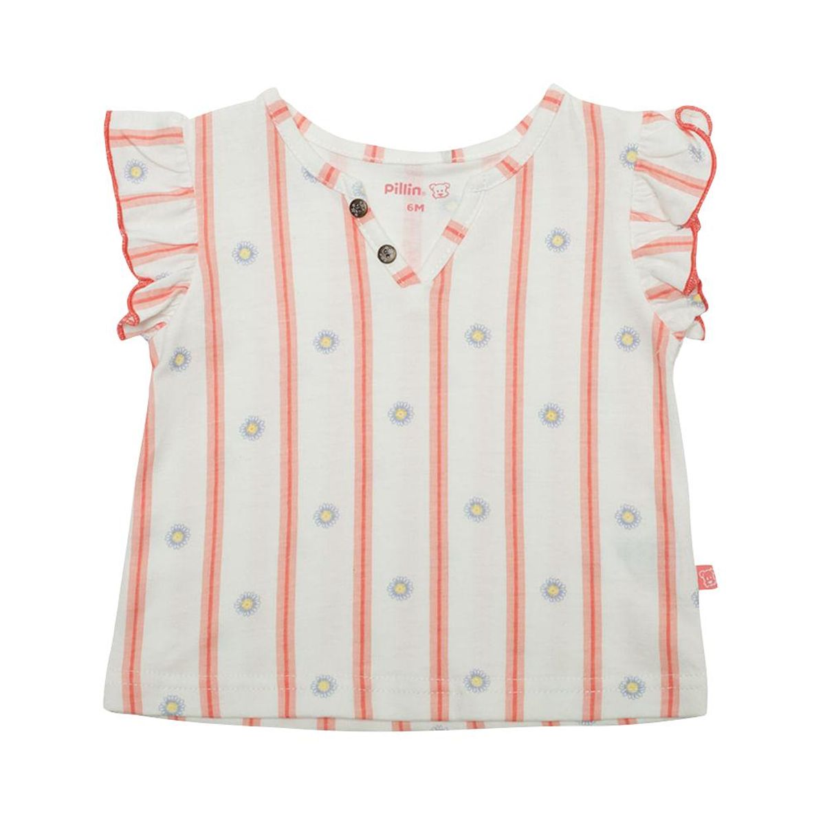 PILLIN - Polera Bebé Niña Blanco Pillin PILLIN