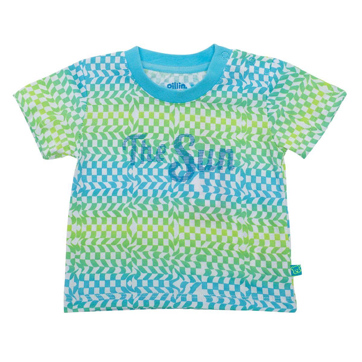 PILLIN - Polera Bebé Niño Turquesa Pillin PILLIN