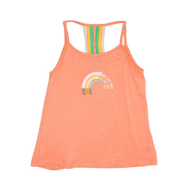 PILLIN - Polera Niña Coral Pillín - Coral