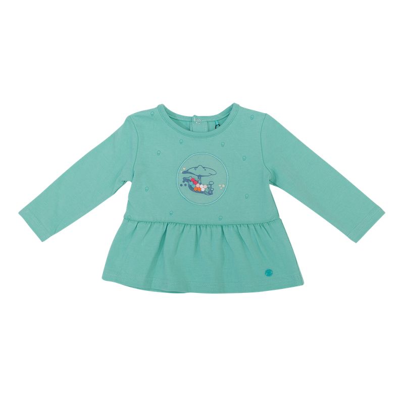 PILLIN - Polera Bebé Niña Verde Pillin PILLIN
