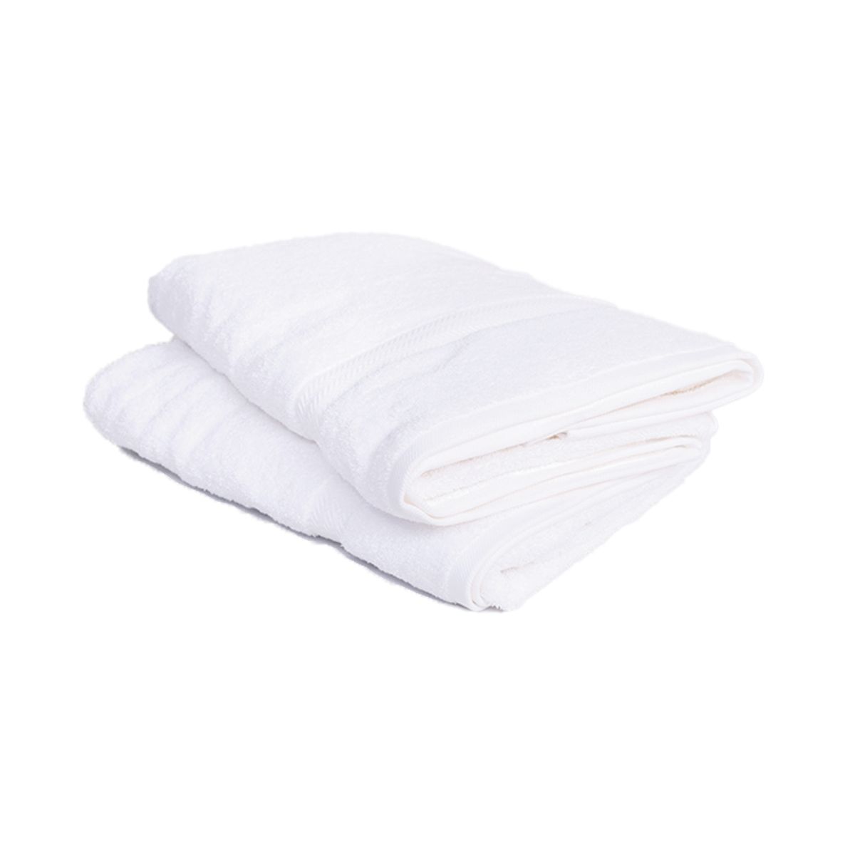 RELAN - Toallas de Baño Blanca 80 x 160 (x2)