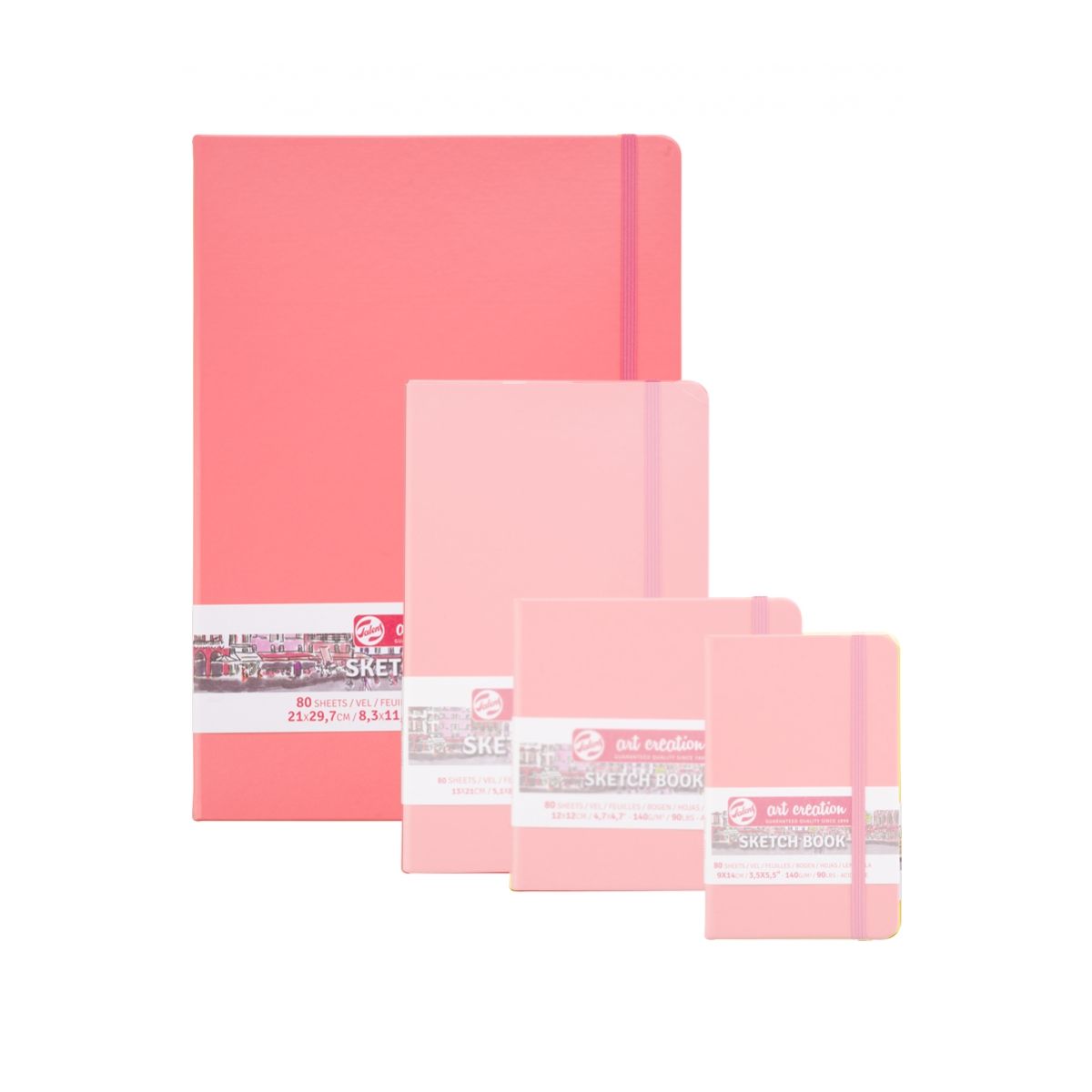 ART CREATION - Libreta Art Creation Coral Red 21x30cm