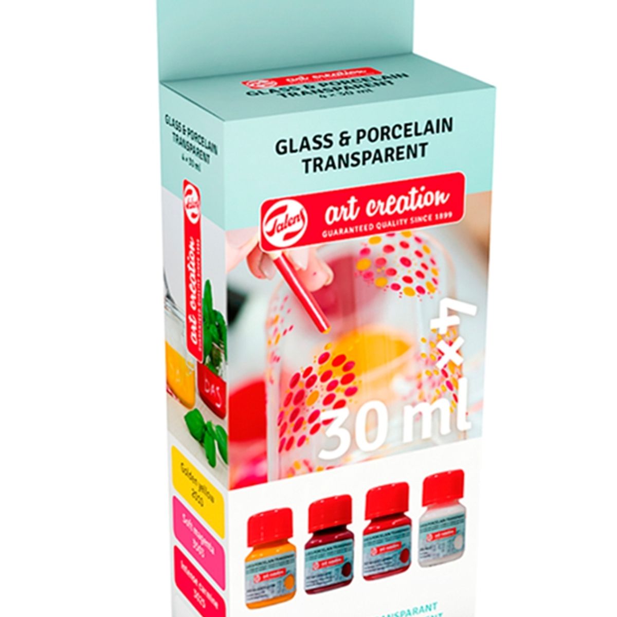 ART CREATION - Pintura Porcelana y Vidrio Transparente Art Creation