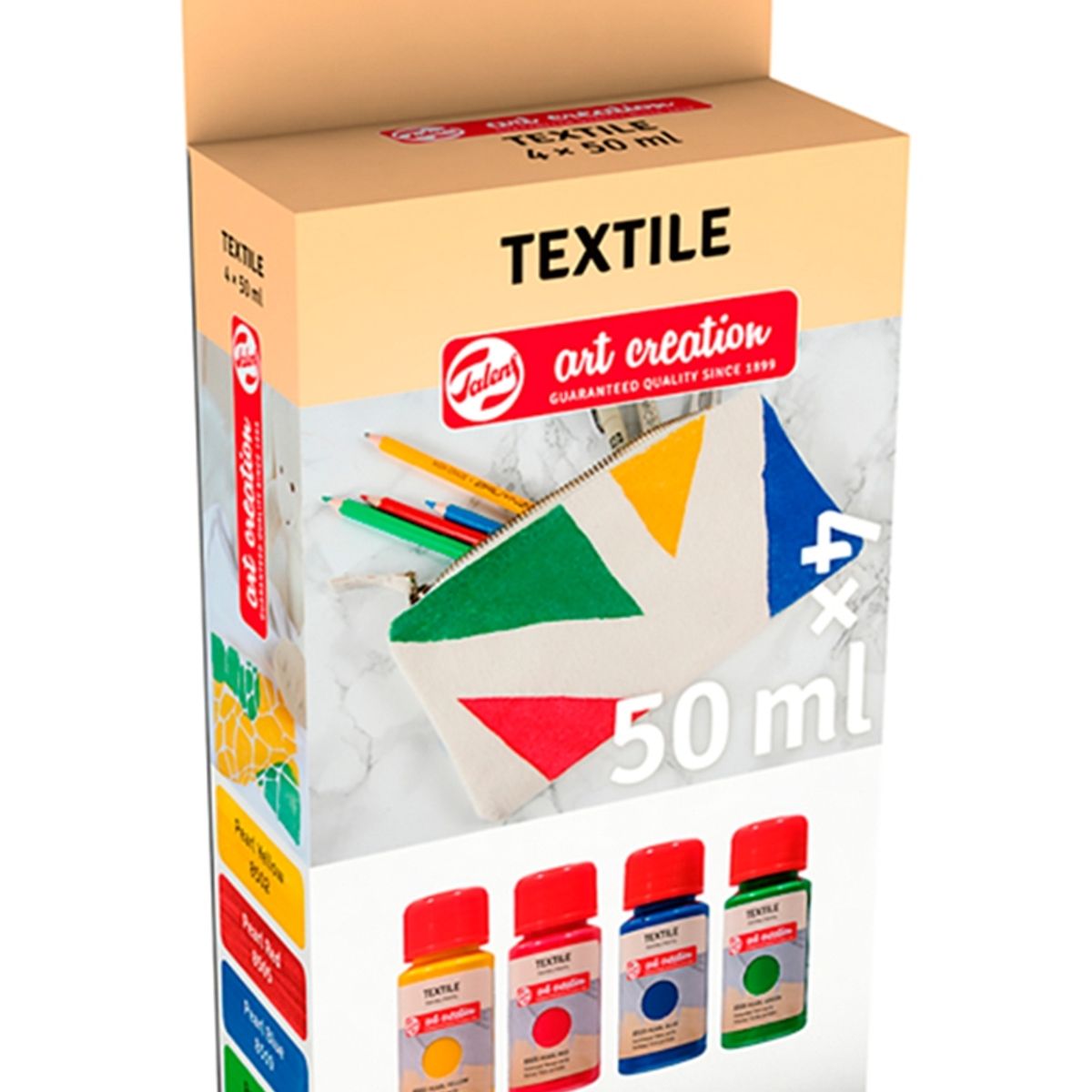ART CREATION - Pintura Textil Art Creation Pack 4 Colores Aperlados 50ml