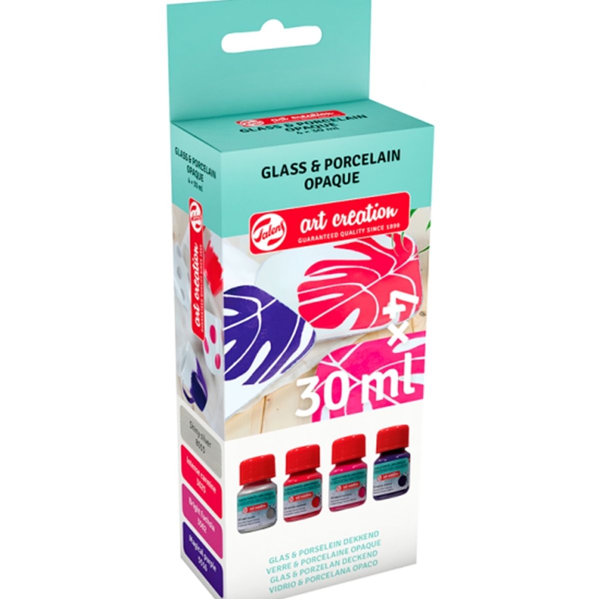 ART CREATION - Pintura Porcelana y Vidrio Opaca Tonos Florales Art Creation