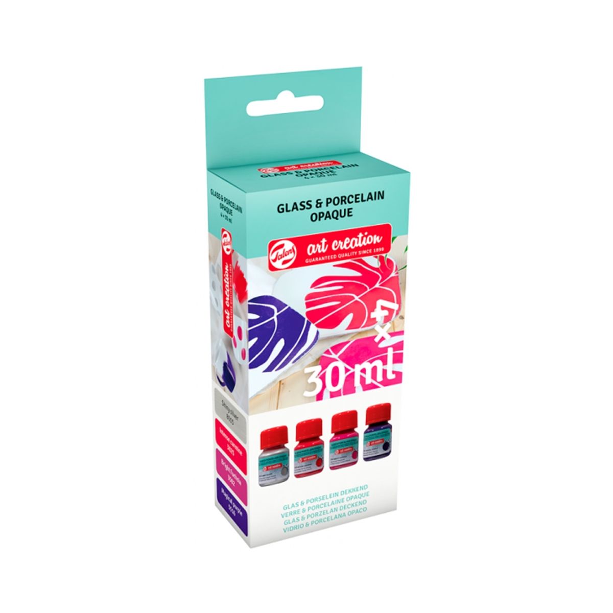 ART CREATION - Pintura Porcelana y Vidrio Opaca Tonos Florales Art Creation