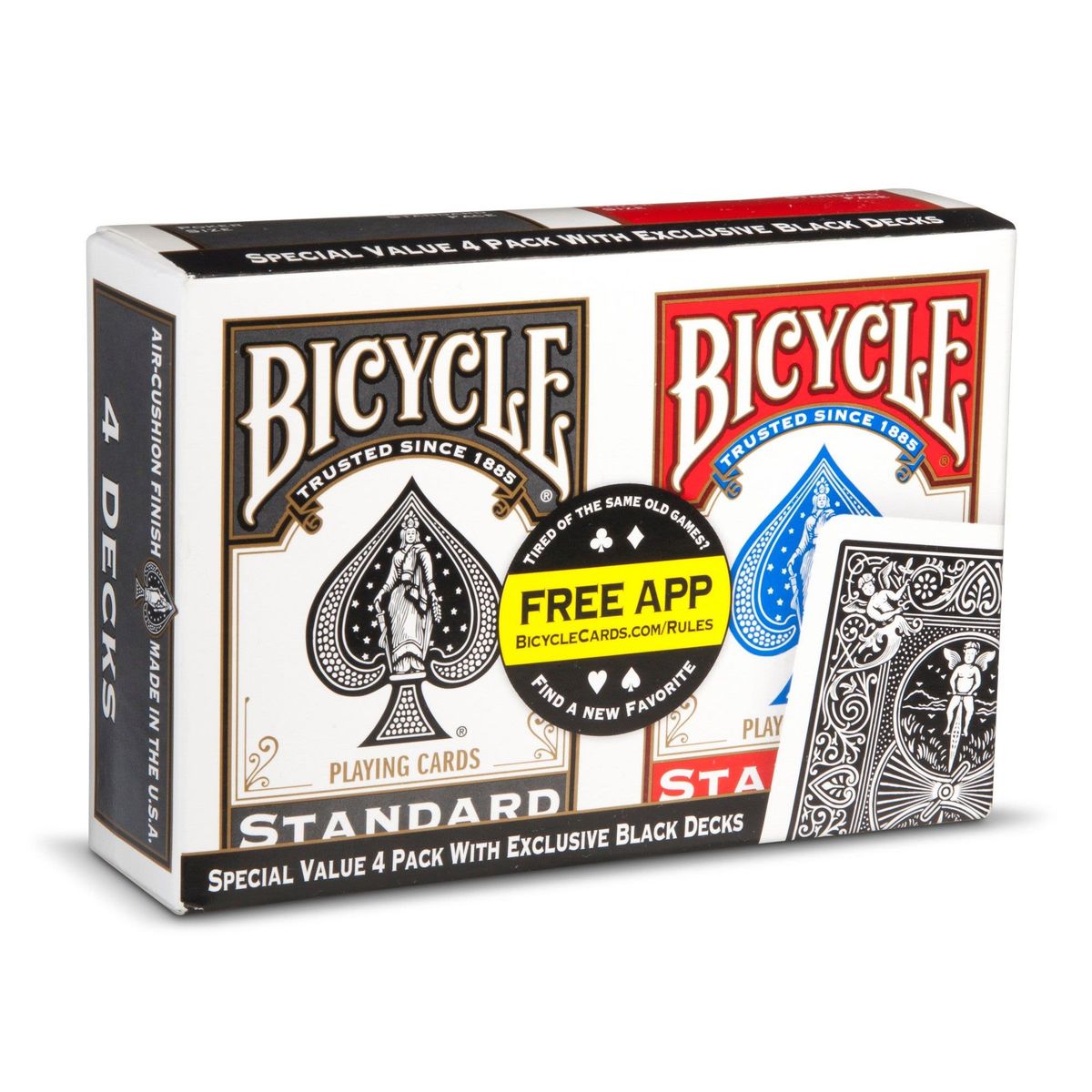 BICYCLE LINE - Set 4 Barajas Bicycle Cartas Magia Cardistry
