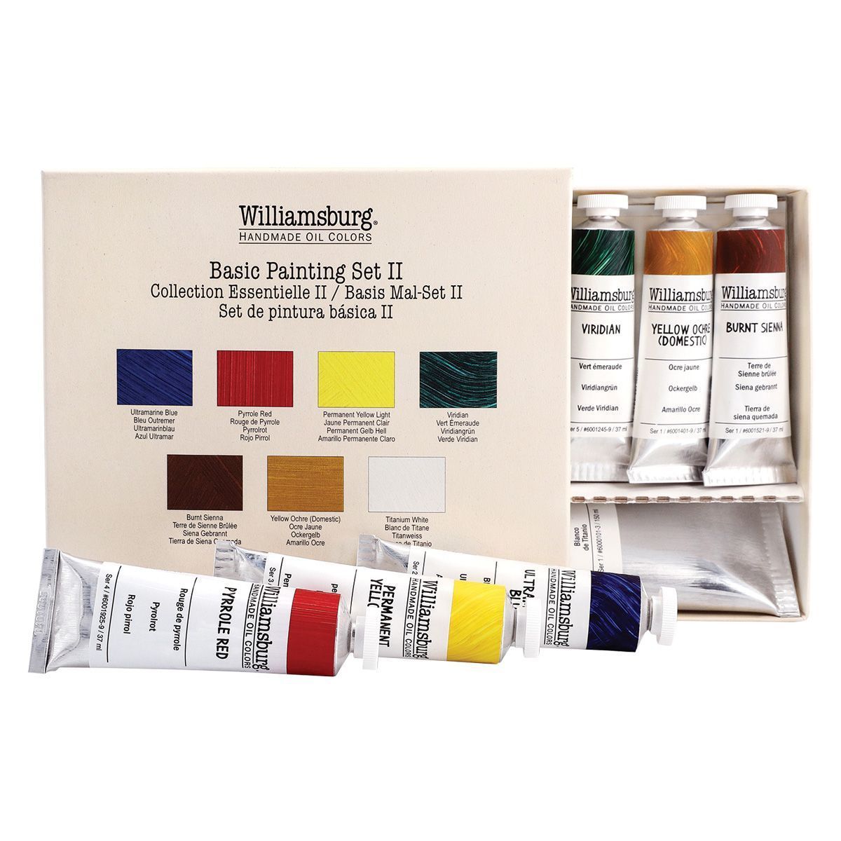 GENERICO - Óleo Williamsburg Set Pintura Básico II 6 Tubos x 37ml