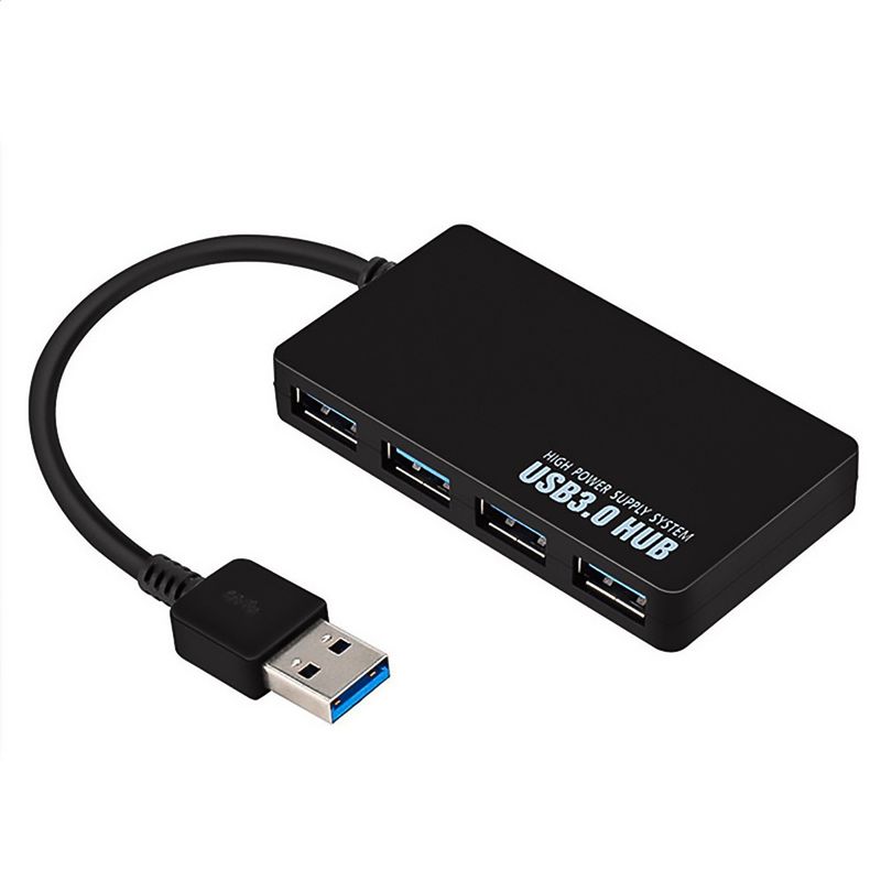 GENERICO - Hub Usb 4 Puertos 3.0 Ultra Delgado 5 Gbps