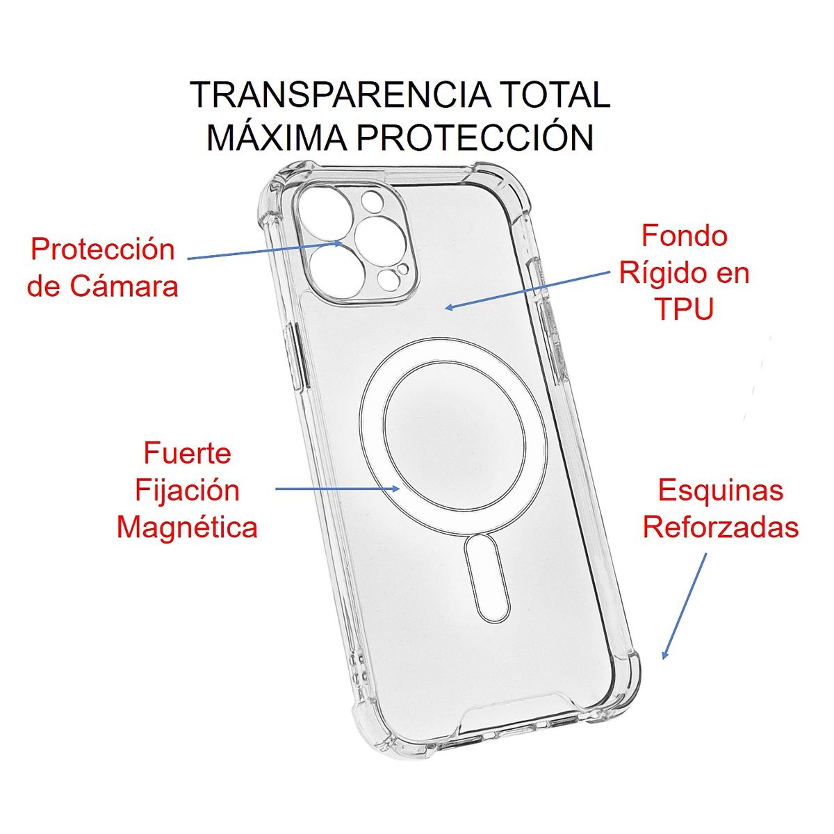 GENERICO - Carcasa Magnetica Magsafe Para iPhone 12 Pro Max