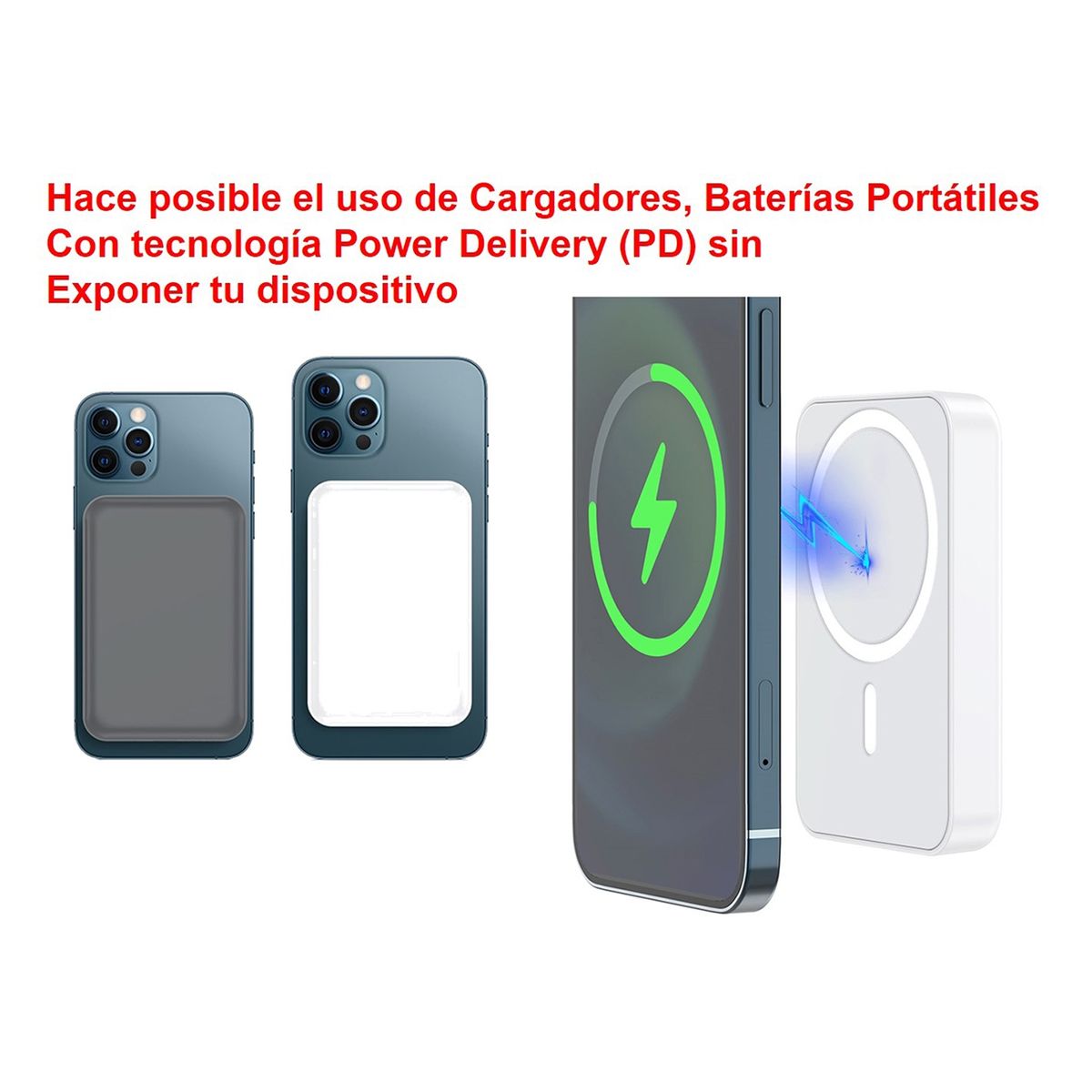 GENERICO - Carcasa Para iPhone 13 Magnetica Magsafe