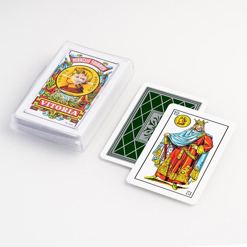 FOURNIER - Baraja de Naipe Español 40 Cartas Verde - Fournier