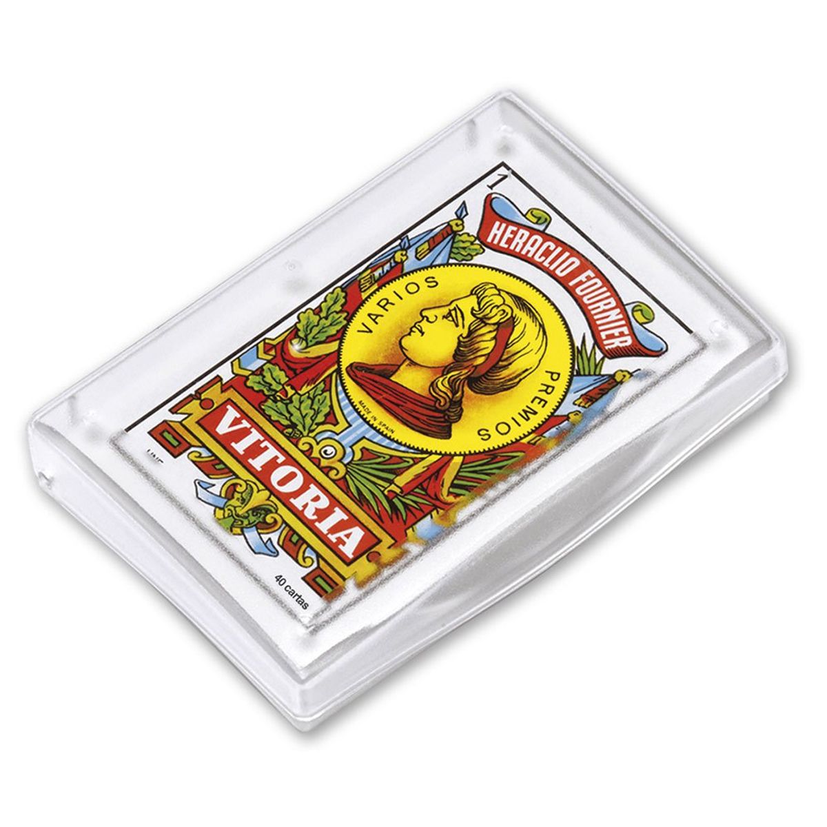 FOURNIER - Baraja de Naipe Español 40 Cartas Verde - Fournier