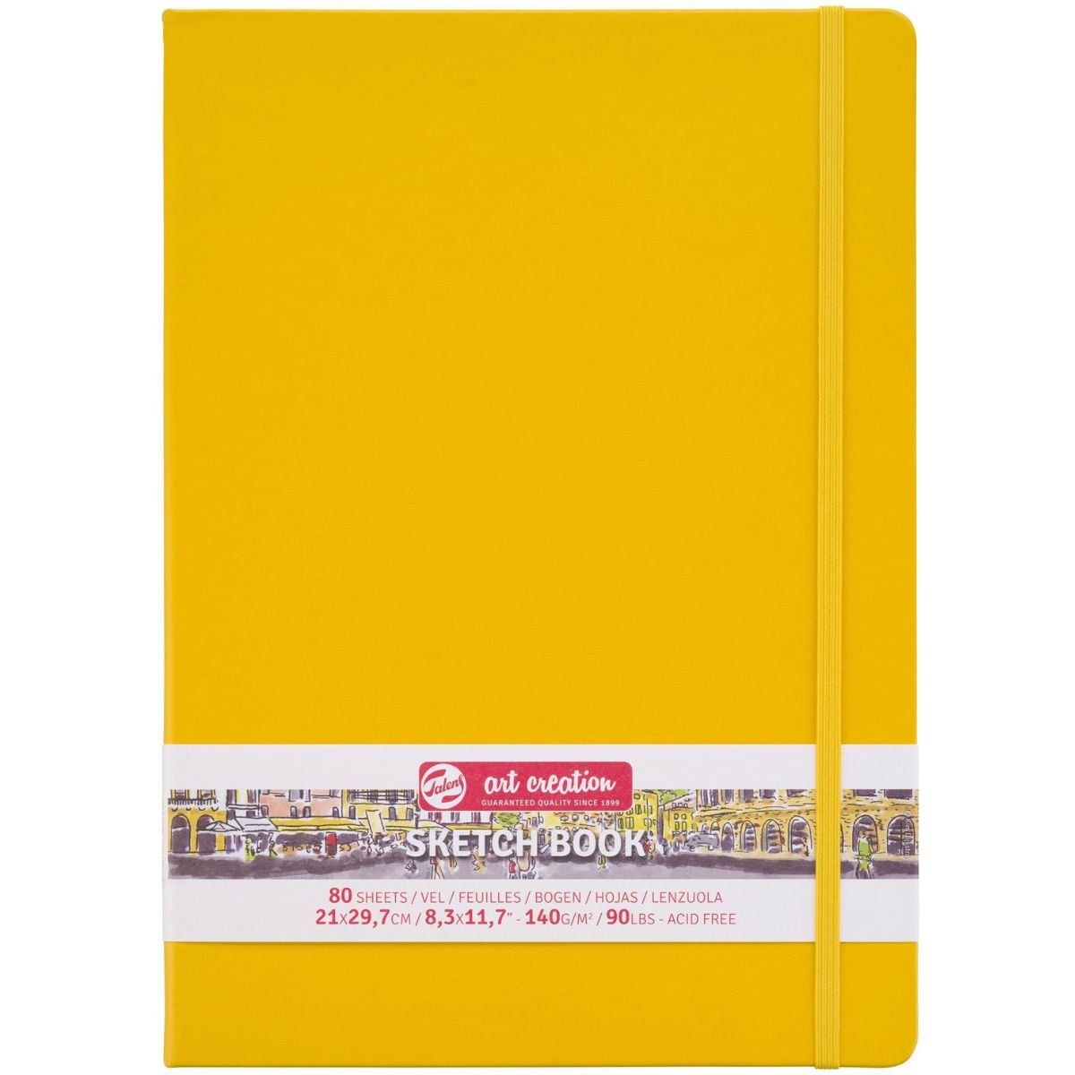 ART CREATION - Libreta Art Creation Golden Yellow 21x30cm