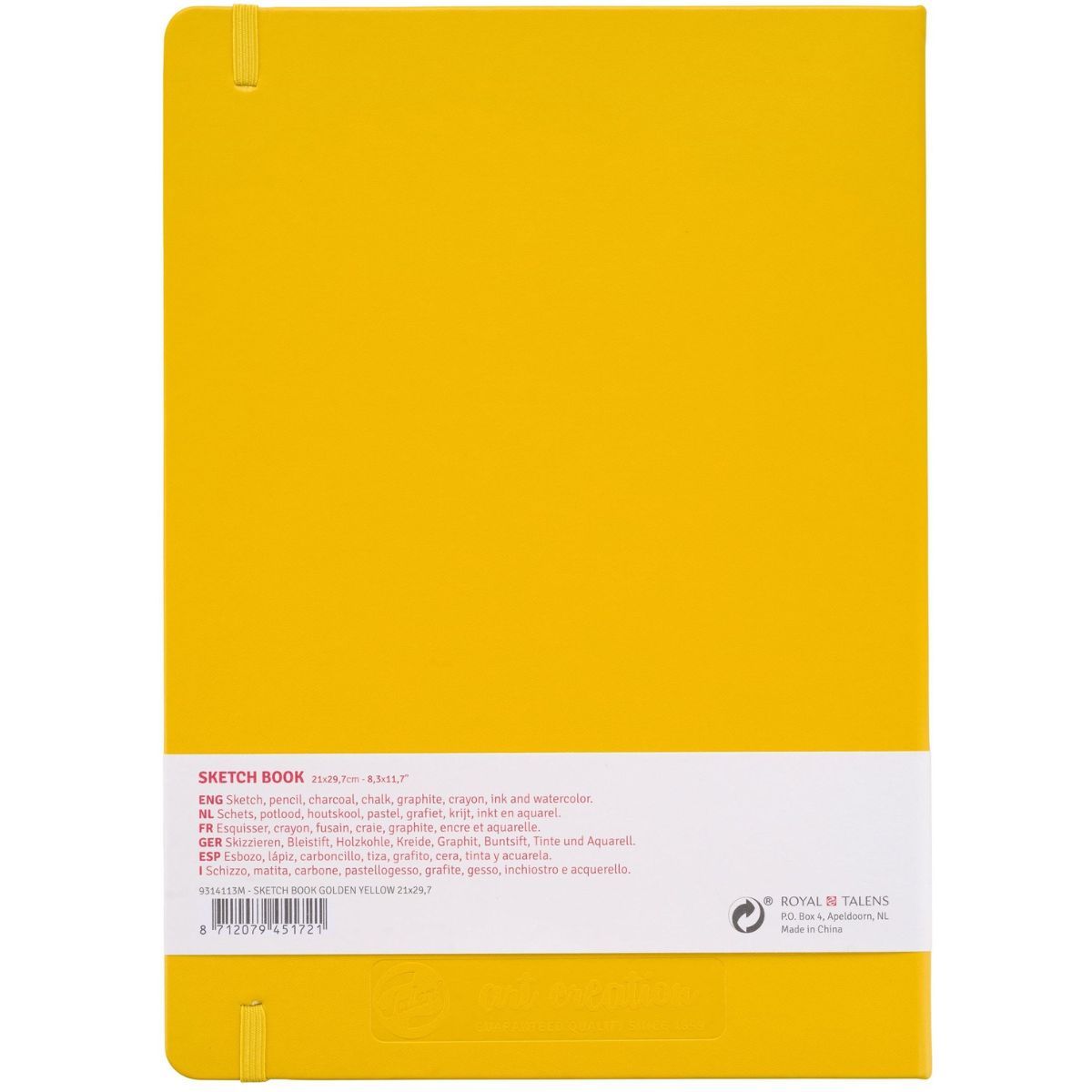 ART CREATION - Libreta Art Creation Golden Yellow 21x30cm