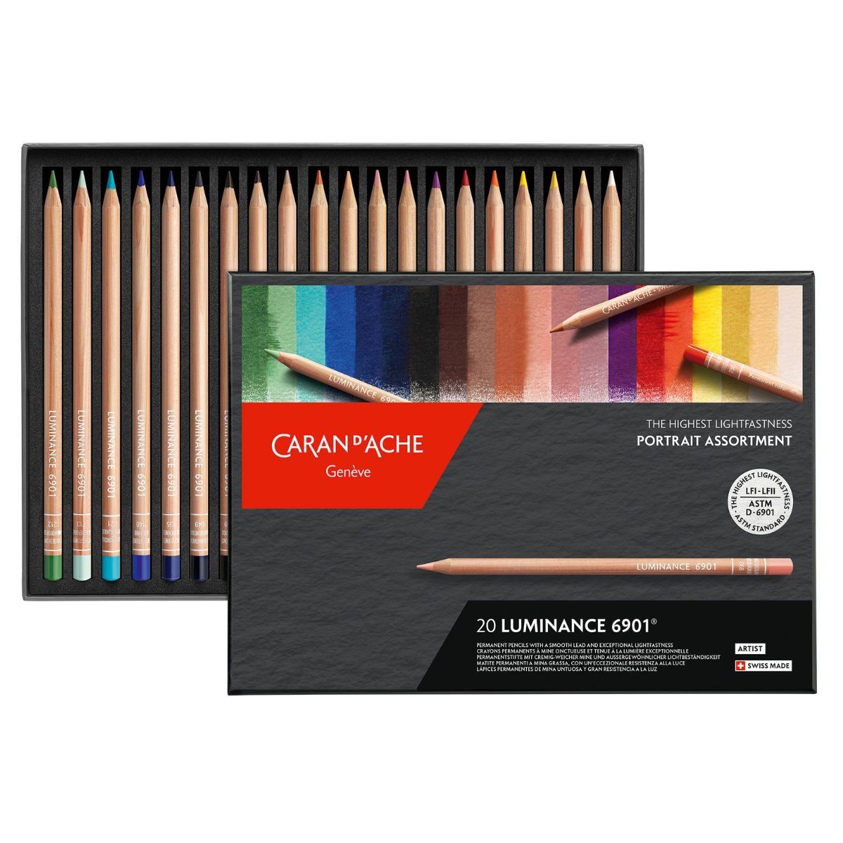 CARAN D'ACHE - Lápices Luminance Caran d Ache Set 20 Colores