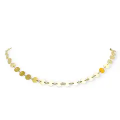 COGGIOLA - Collar Choker Círculos Enchapado Oro 18K