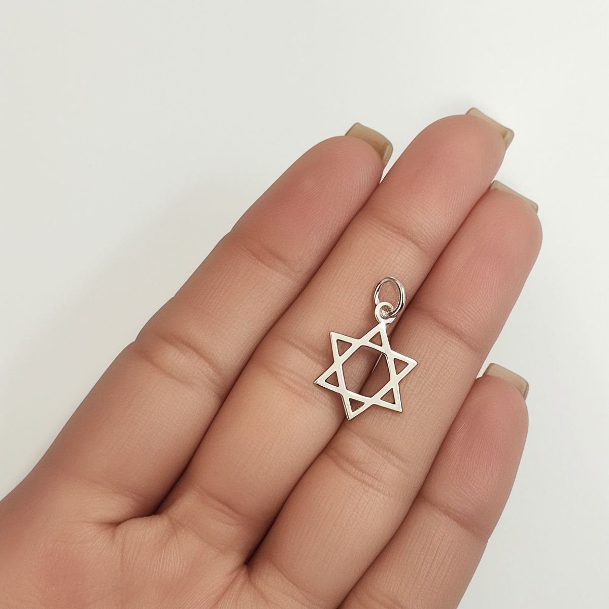 COGGIOLA - Colgante Estrella David Plata Fina 925