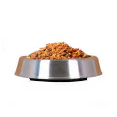 FERPLAST - Plato Acero Anti Hormigas 250 Ml para Perros y Gatos