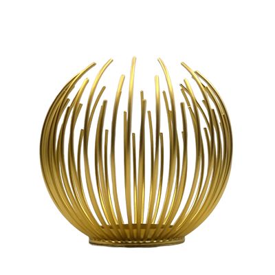 Imagen 2 del producto Portavela Globo Espigas Vela Flotante Dorado Metal