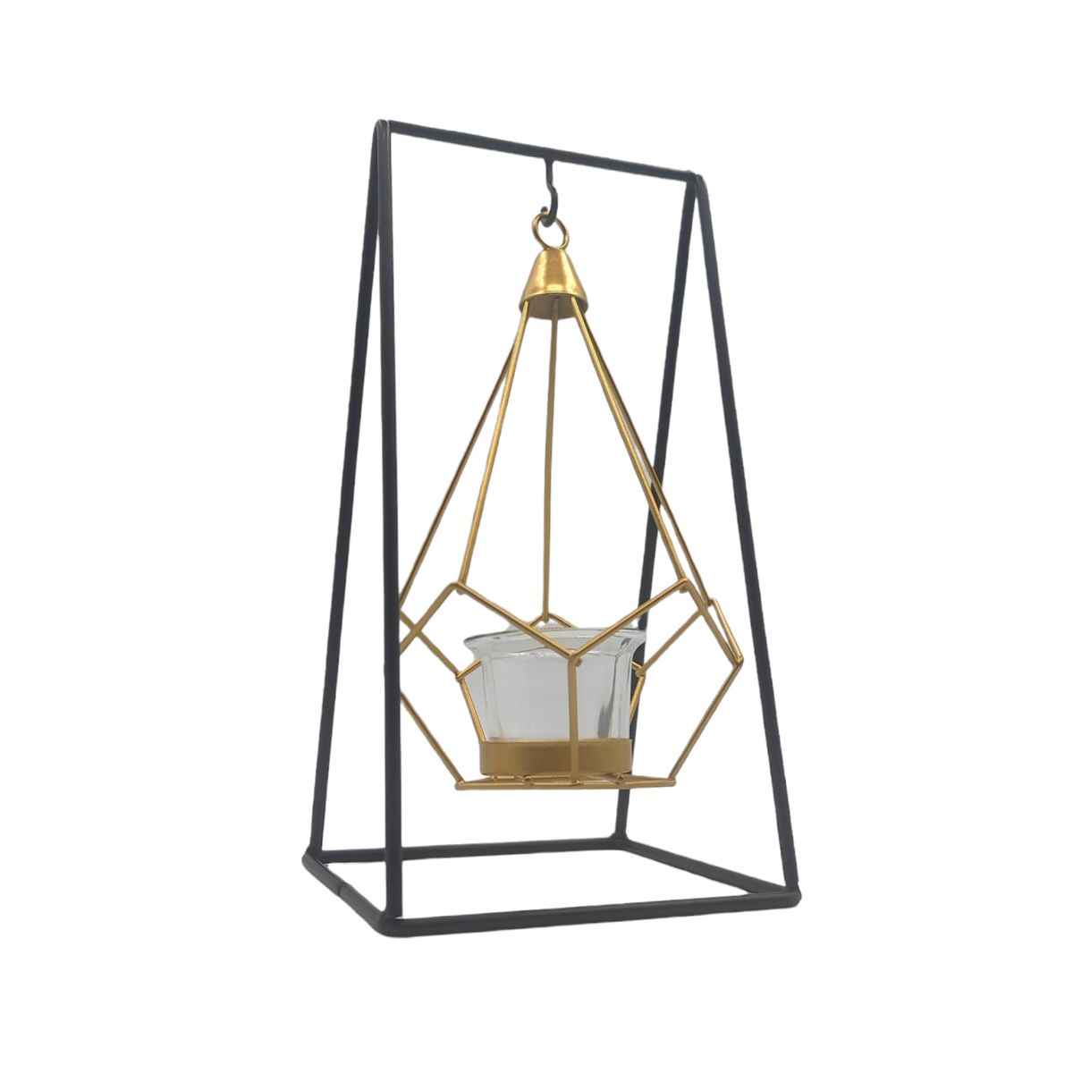 MOGA - Portavela Columpio Metal Vela Flotante 27Cm Alto