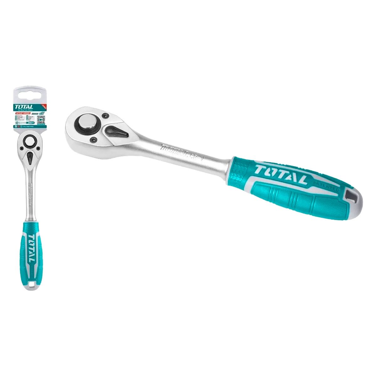 TOTAL TOOLS - Llave Chicharra Cuadrante 1-4 Pulgada