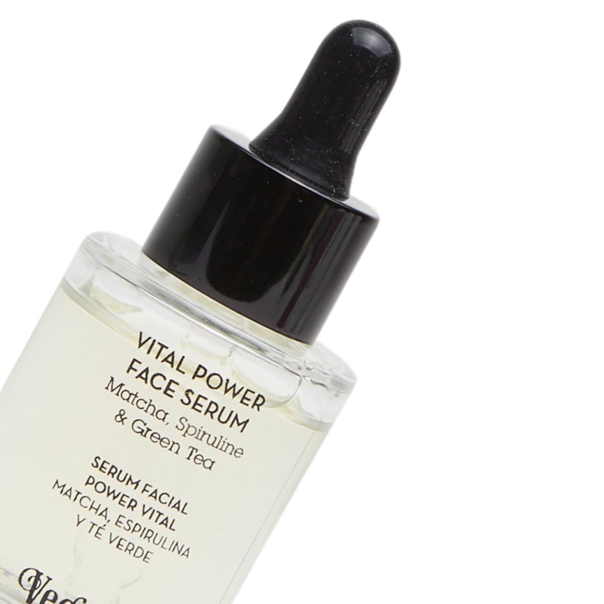 VEGANIS - Serum Facial Tonificador  Desintoxicante Espirulina Matcha Vital Power